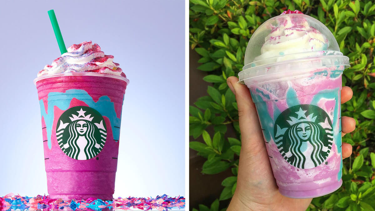 Unicorn frappuccino