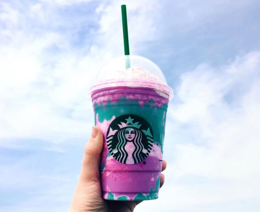 Unicorn frappuccino