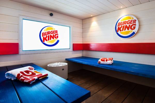 burger king sauna