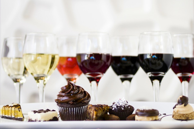 Wine and desserts