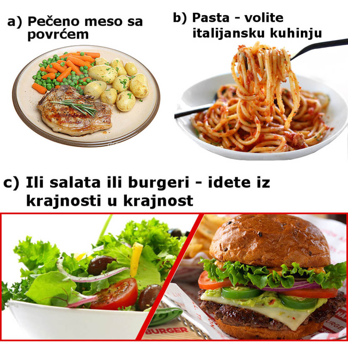 Test ličnosti - treće pitanje