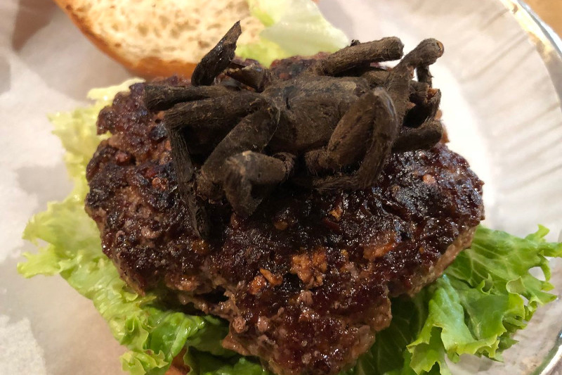 Tarantula burger