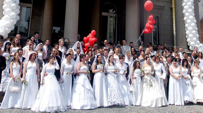 Group wedding in Belgrade
