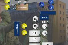hotel marriott courtyard mapa sedenja 2026