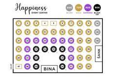 happiness event centar mapa sedenja 2026