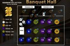 hotel radisson banquet hall mapa sedenja 2026