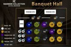 radisson collection banquet hall mapa sedenja 2026