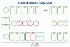 brod restoran flamingo mapa nova godina 2019