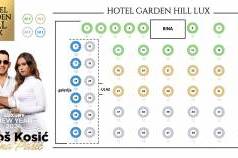 hotel garden hill lux mapa sedenja 2024