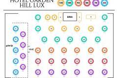 restoran garden hill lux mapa sedenja 2026