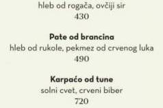 restoran faro cenovnik jelovnik menu 1