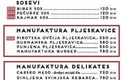 restoran manufaktura jelovnik cenovnik 2