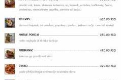 restoran pahuljica jelovnik cenovnik menu 10